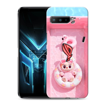 Силиконовый противоударный чехол на ASUS ROG Phone 3 с принтом Labubu Лабубу Силиконовый противоударный чехол на ASUS ROG Phone 3 с принтом Labubu Лабубу