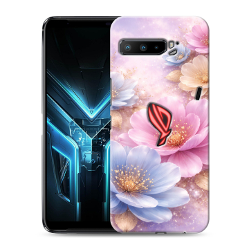 Силиконовый противоударный чехол на ASUS ROG Phone 3 с принтом женский Силиконовый противоударный чехол на ASUS ROG Phone 3 с принтом женский