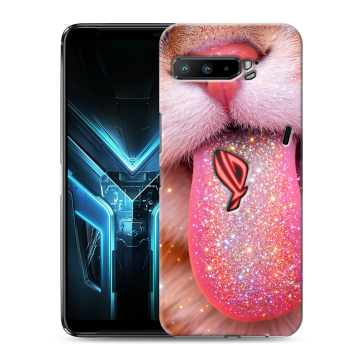 Силиконовый противоударный чехол на ASUS ROG Phone 3 с принтом для девочек Силиконовый противоударный чехол на ASUS ROG Phone 3 с принтом для девочек
