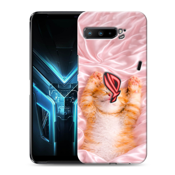 Силиконовый противоударный чехол на ASUS ROG Phone 3 с принтом женский Силиконовый противоударный чехол на ASUS ROG Phone 3 с принтом женский