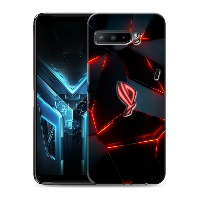 Силиконовый противоударный чехол на ASUS ROG Phone 3 с принтом Яркие абстракции Силиконовый противоударный чехол на ASUS ROG Phone 3 с принтом Яркие абстракции