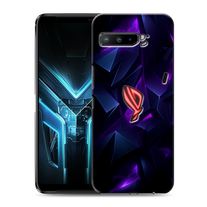 Силиконовый противоударный чехол на ASUS ROG Phone 3 с принтом Абстракиция Силиконовый противоударный чехол на ASUS ROG Phone 3 с принтом Абстракиция