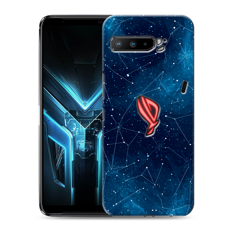 Силиконовый противоударный чехол на ASUS ROG Phone 3 с принтом Космос звезды Силиконовый противоударный чехол на ASUS ROG Phone 3 с принтом Космос звезды