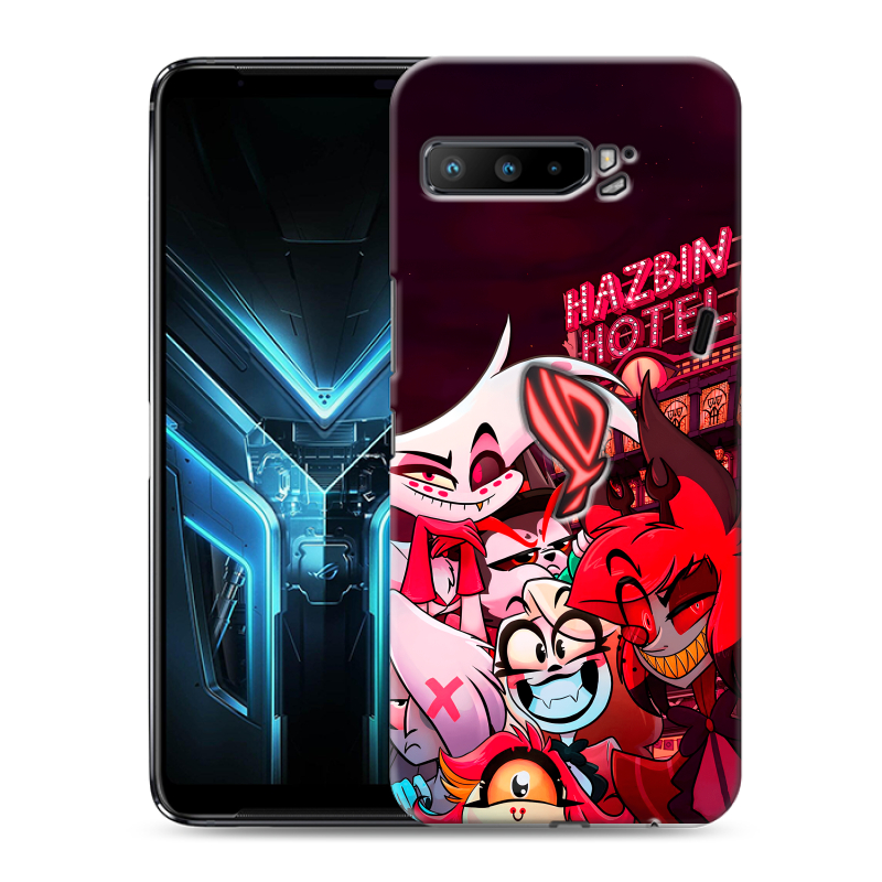 Силиконовый противоударный чехол на ASUS ROG Phone 3 с принтом Hazbin Hotel Отель Хазбин Силиконовый противоударный чехол на ASUS ROG Phone 3 с принтом Hazbin Hotel Отель Хазбин