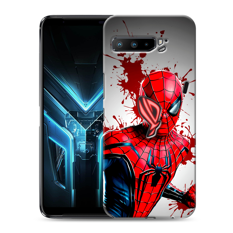 Силиконовый противоударный чехол на ASUS ROG Phone 3 с принтом Spiderman Человек паук Силиконовый противоударный чехол на ASUS ROG Phone 3 с принтом Spiderman Человек паук