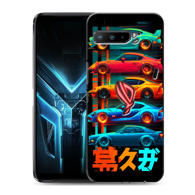 Силиконовый противоударный чехол на ASUS ROG Phone 3 с принтом машины тачки Силиконовый противоударный чехол на ASUS ROG Phone 3 с принтом машины тачки