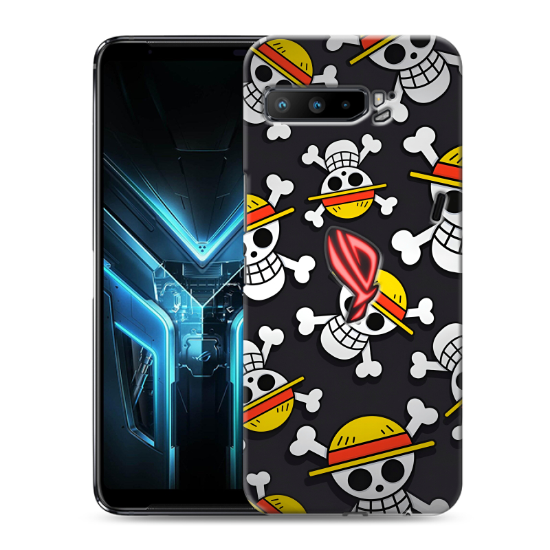 Силиконовый противоударный чехол на ASUS ROG Phone 3 с принтом One Piece Ван Пис Силиконовый противоударный чехол на ASUS ROG Phone 3 с принтом One Piece Ван Пис