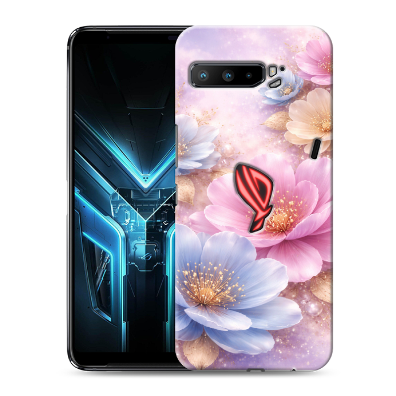 Силиконовый противоударный чехол на ASUS ROG Phone 3 с принтом женский Силиконовый противоударный чехол на ASUS ROG Phone 3 с принтом женский