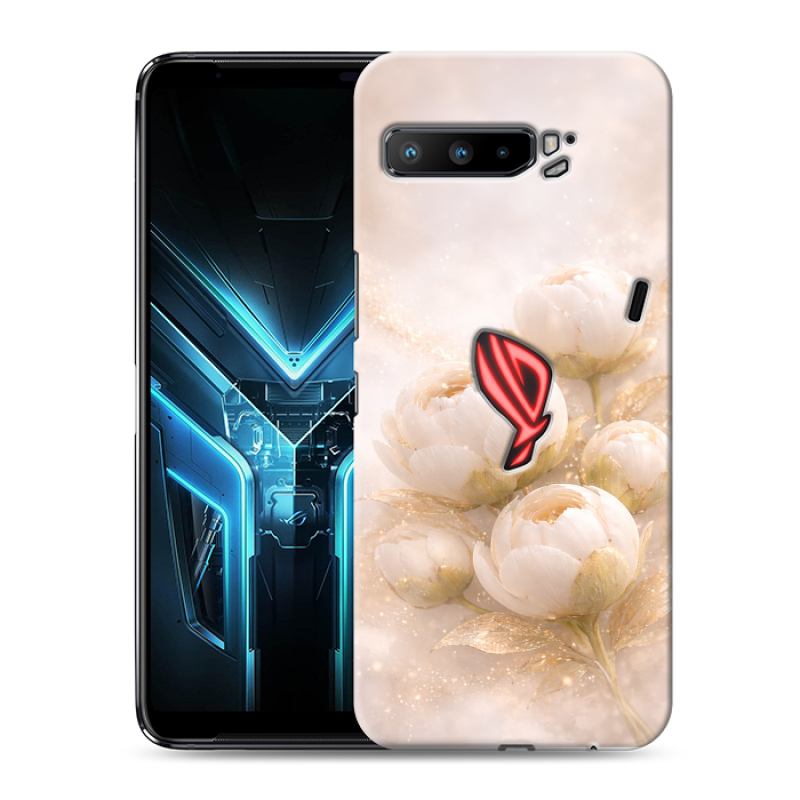 Силиконовый противоударный чехол на ASUS ROG Phone 3 с принтом женский Силиконовый противоударный чехол на ASUS ROG Phone 3 с принтом женский