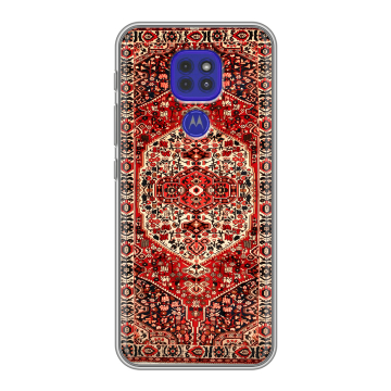 Силиконовый чехол на Motorola Moto G9 Play с принтом Ковер