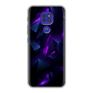 Силиконовый чехол на Motorola Moto G9 Play с принтом Абстракиция