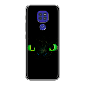 Силиконовый чехол на Motorola Moto G9 Play с принтом Как приручить дракона