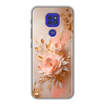 Силиконовый чехол на Motorola Moto G9 Play с принтом женский Силиконовый чехол на Motorola Moto G9 Play с принтом женский