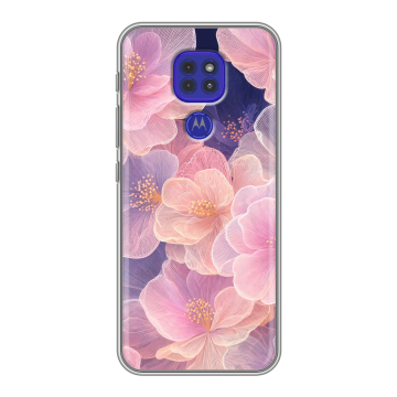 Силиконовый чехол на Motorola Moto G9 Play с принтом женский Силиконовый чехол на Motorola Moto G9 Play с принтом женский