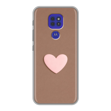 Силиконовый чехол на Motorola Moto G9 Play с принтом женский