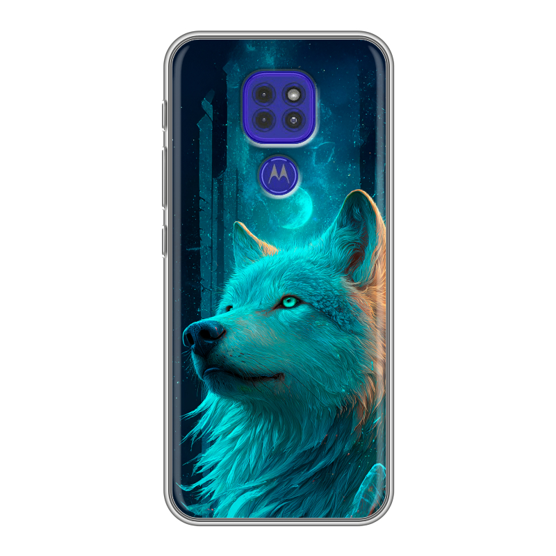 Силиконовый противоударный чехол на Motorola Moto G9 Play с принтом бабочки саккура Силиконовый противоударный чехол на Motorola Moto G9 Play с принтом бабочки саккура