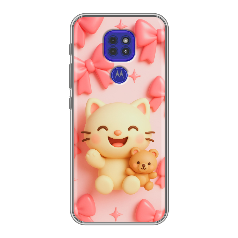 Силиконовый чехол на Motorola Moto G9 Play с принтом для девочек Силиконовый чехол на Motorola Moto G9 Play с принтом для девочек