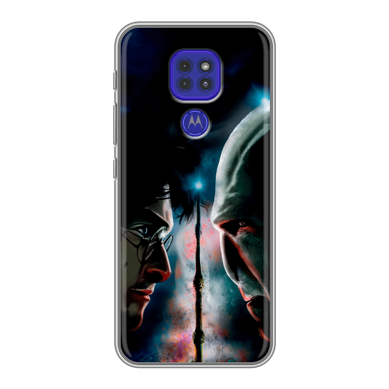 Силиконовый чехол на Motorola Moto G9 Play с принтом Гарри Поттер Harry Potter Силиконовый чехол на Motorola Moto G9 Play с принтом Гарри Поттер Harry Potter