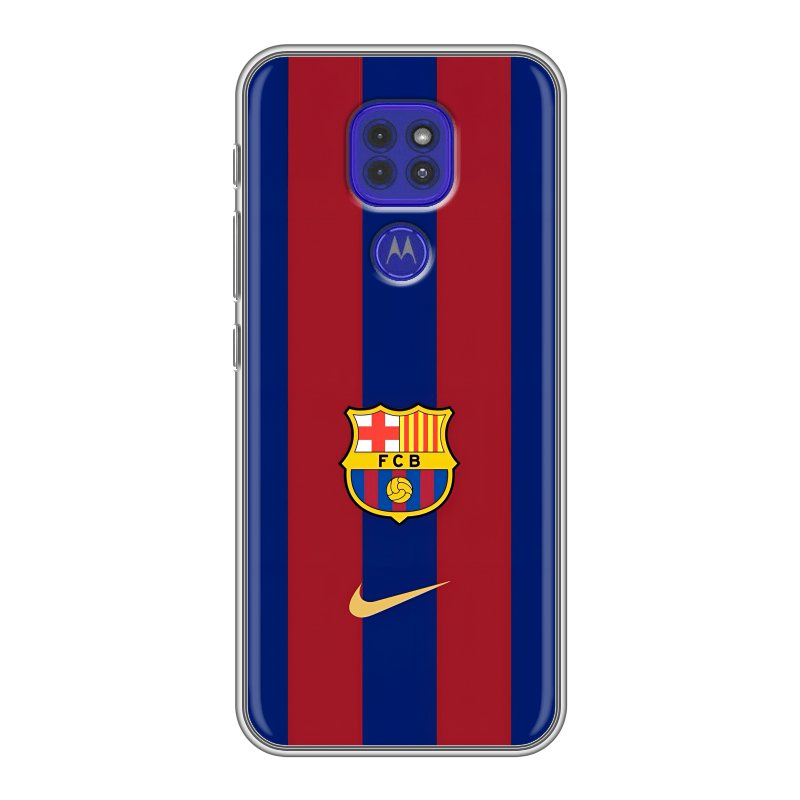 Силиконовый чехол на Motorola Moto G9 Play с принтом Барселона Barcelona Силиконовый чехол на Motorola Moto G9 Play с принтом Барселона Barcelona