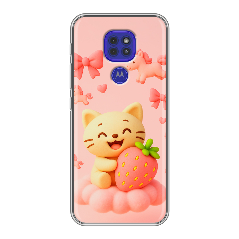 Силиконовый чехол на Motorola Moto G9 Play с принтом для девочек Силиконовый чехол на Motorola Moto G9 Play с принтом для девочек