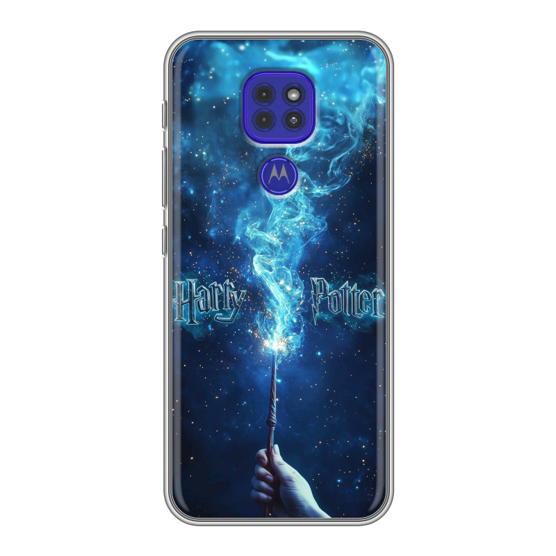 Силиконовый чехол на Motorola Moto G9 Play с принтом Harry Potter Гарри Поттер Силиконовый чехол на Motorola Moto G9 Play с принтом Harry Potter Гарри Поттер