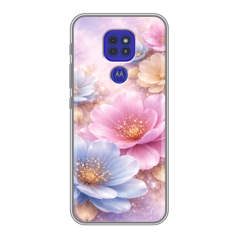Силиконовый чехол на Motorola Moto G9 Play с принтом женский Силиконовый чехол на Motorola Moto G9 Play с принтом женский