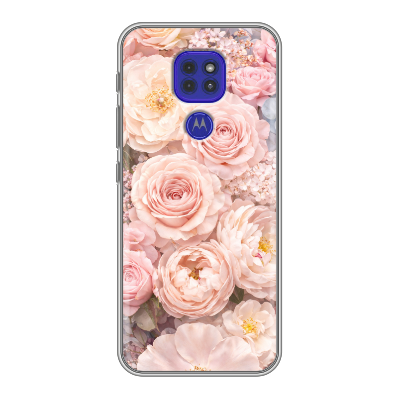 Силиконовый противоударный чехол на Motorola Moto G9 Play с принтом женский Силиконовый противоударный чехол на Motorola Moto G9 Play с принтом женский
