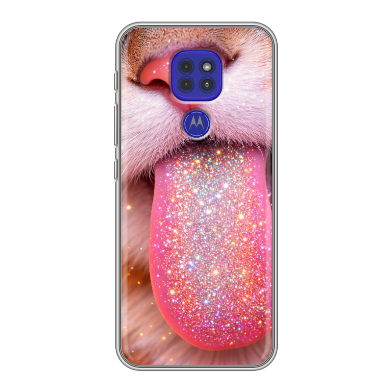 Силиконовый чехол на Motorola Moto G9 Play с принтом для девочек Силиконовый чехол на Motorola Moto G9 Play с принтом для девочек
