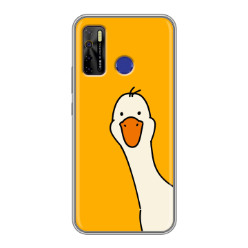 Силиконовый чехол на Tecno Camon 15 с принтом Утка