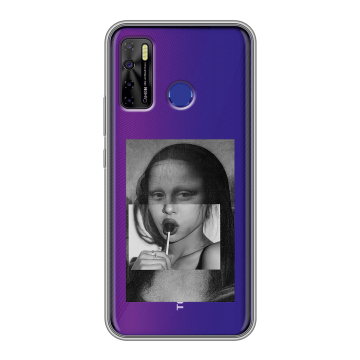 Силиконовый чехол на Tecno Camon 15 с принтом Мона Лиза