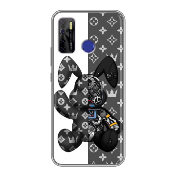 Силиконовый чехол на Tecno Camon 15 с принтом Луи робот Силиконовый чехол на Tecno Camon 15 с принтом Луи робот