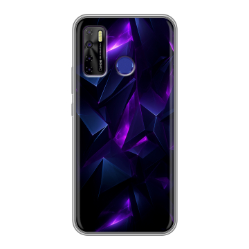 Силиконовый чехол на Tecno Camon 15 с принтом Абстракиция Силиконовый чехол на Tecno Camon 15 с принтом Абстракиция
