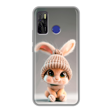 Силиконовый чехол на Tecno Camon 15 с принтом Кролик Силиконовый чехол на Tecno Camon 15 с принтом Кролик