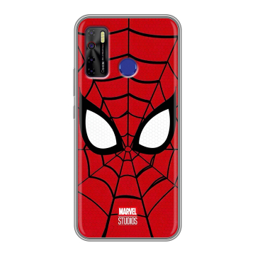 Силиконовый чехол на Tecno Camon 15 с принтом человек паук spiderman Силиконовый чехол на Tecno Camon 15 с принтом человек паук spiderman