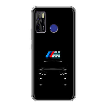 Силиконовый чехол на Tecno Camon 15 с принтом БМВ BMW Силиконовый чехол на Tecno Camon 15 с принтом БМВ BMW
