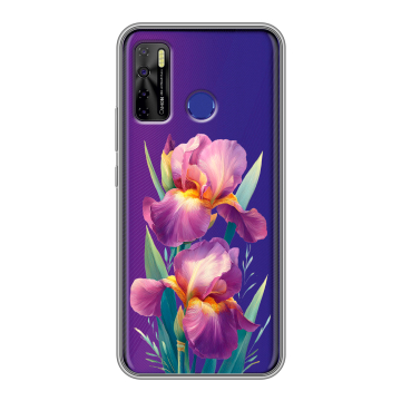 Силиконовый чехол на Tecno Camon 15 с принтом Цветы орхидеи Силиконовый чехол на Tecno Camon 15 с принтом Цветы орхидеи
