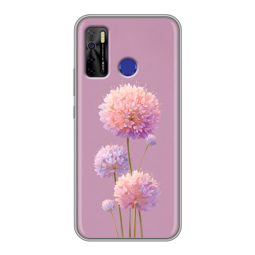 Силиконовый чехол на Tecno Camon 15 с принтом Цветы Силиконовый чехол на Tecno Camon 15 с принтом Цветы