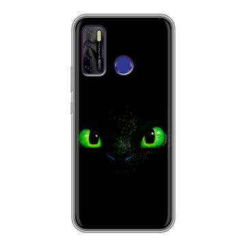 Силиконовый чехол на Tecno Camon 15 с принтом Как приручить дракона Силиконовый чехол на Tecno Camon 15 с принтом Как приручить дракона