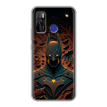 Силиконовый чехол на Tecno Camon 15 с принтом Batman Бэтмен Силиконовый чехол на Tecno Camon 15 с принтом Batman Бэтмен