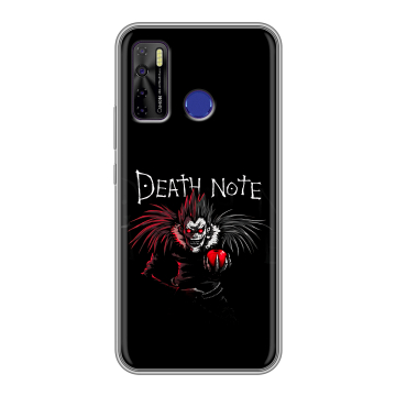 Силиконовый чехол на Tecno Camon 15 с принтом Death note Тетрадь смерти Силиконовый чехол на Tecno Camon 15 с принтом Death note Тетрадь смерти