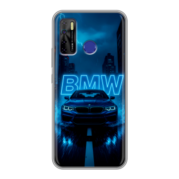 Силиконовый чехол на Tecno Camon 15 с принтом BMW БМВ