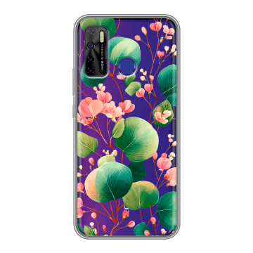 Силиконовый чехол на Tecno Camon 15 с принтом женский Силиконовый чехол на Tecno Camon 15 с принтом женский