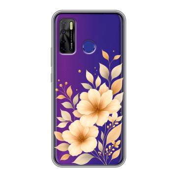 Силиконовый чехол на Tecno Camon 15 с принтом для девушки Силиконовый чехол на Tecno Camon 15 с принтом для девушки
