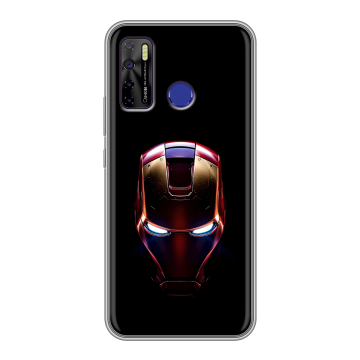 Силиконовый чехол на Tecno Camon 15 с принтом IronMan Железный человек Силиконовый чехол на Tecno Camon 15 с принтом IronMan Железный человек