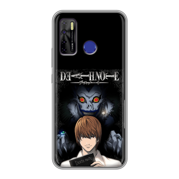 Силиконовый чехол на Tecno Camon 15 с принтом Death note Тетрадь смерти Силиконовый чехол на Tecno Camon 15 с принтом Death note Тетрадь смерти