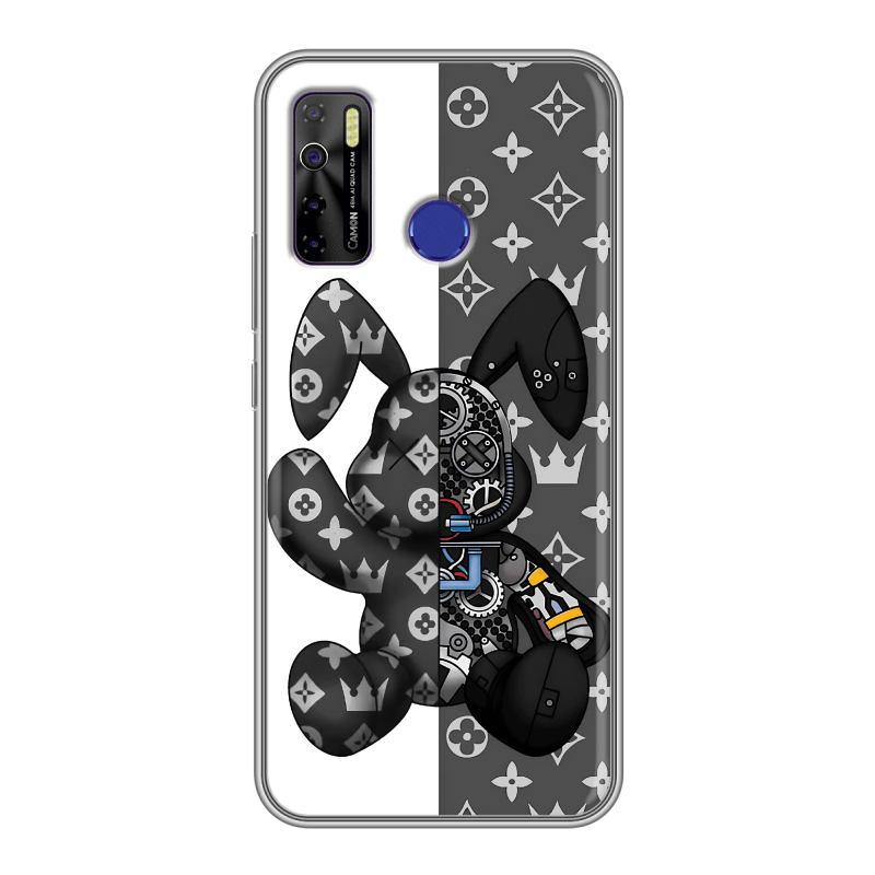 Силиконовый чехол на Tecno Camon 15 с принтом Луи робот Силиконовый чехол на Tecno Camon 15 с принтом Луи робот