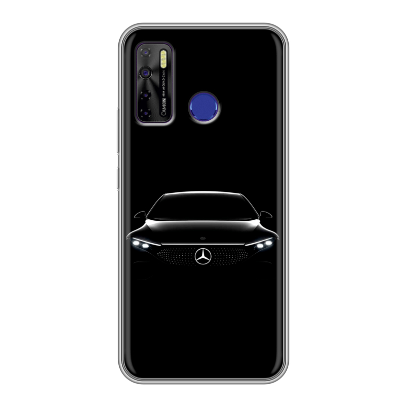 Силиконовый чехол на Tecno Camon 15 с принтом Mercedes Мерседес Силиконовый чехол на Tecno Camon 15 с принтом Mercedes Мерседес