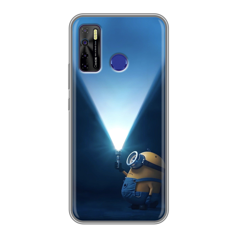 Силиконовый чехол на Tecno Camon 15 с принтом Миньоны Силиконовый чехол на Tecno Camon 15 с принтом Миньоны