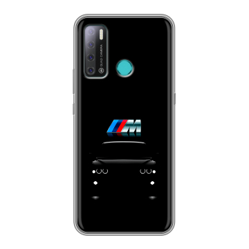 Силиконовый противоударный чехол на Tecno Pouvoir 4 с принтом БМВ BMW Силиконовый противоударный чехол на Tecno Pouvoir 4 с принтом БМВ BMW