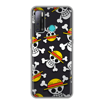 Силиконовый противоударный чехол на Tecno Pouvoir 4 с принтом One Piece Ван Пис